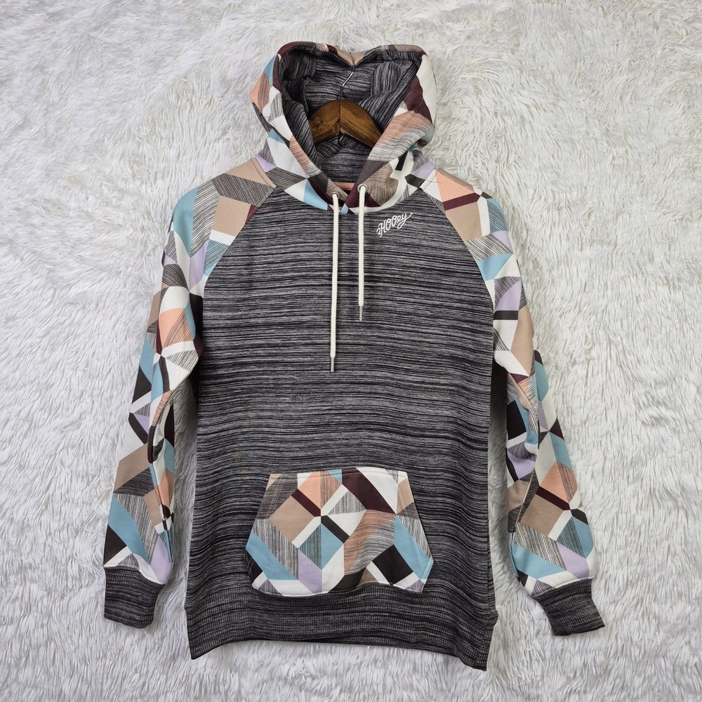 Hooey Hoodie Mens S Southwest Aztec Geo Stripe Pullover Kangaroo Pocket